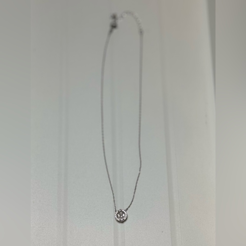 EUC Swarovski 17in Silver Una Necklace - Picture 8 of 9